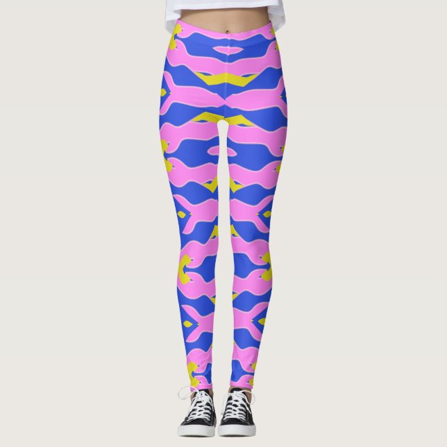 Flexi passt multicolor "Ratti_Creative_Arts" Leggi Leggings (Vorderseite)