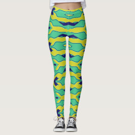 Flexi passt multicolor "Ratti_Creative_Arts" Leggi Leggings