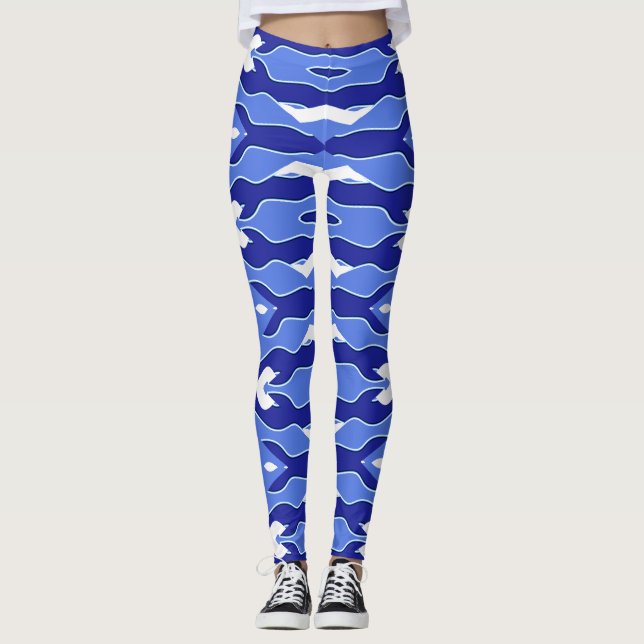 Flexi passt multicolor "Ratti_Creative_Arts" Leggi Leggings (Vorderseite)
