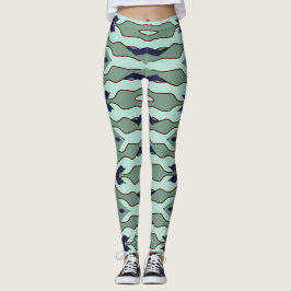 Flexi passt multicolor "Ratti_Creative_Arts" Leggi Leggings