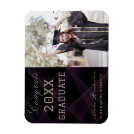 Flexibal Modern Herzlichen Glückwunsch Graduate Ma Magnet