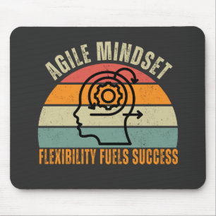 Flexible Brennelemente - Agile Mindset Quote für E Mousepad