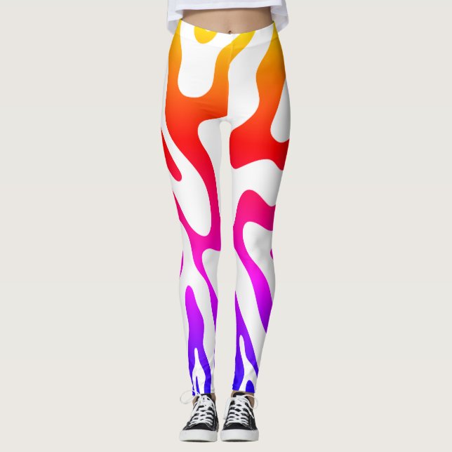 Flexible Fitness Leggings (Vorderseite)