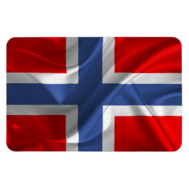 Flexible Foto-Magnet #Norwegische Flagge Magnet