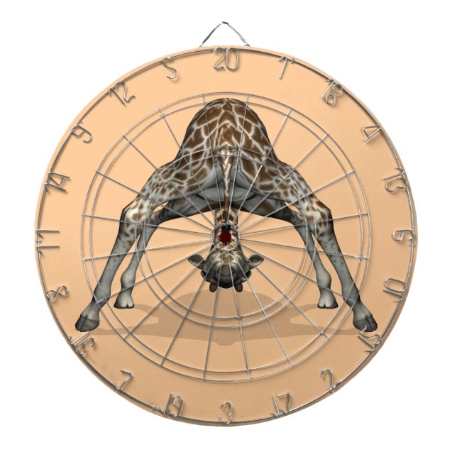Flexible Giraffe Dartscheibe (vorne)