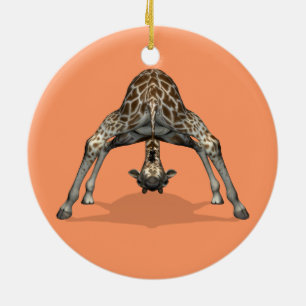 Flexible Giraffe Keramik Ornament