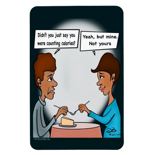 Flexible Kalorien-Magnet Magnet (Vertikal)