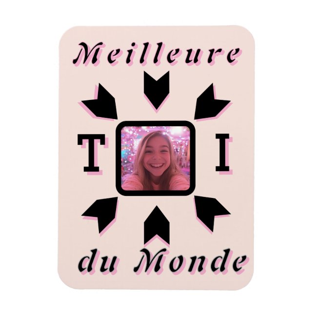 Flexible Magnet Foto-Personalisierbarkeit "Beste T (Vertikal)