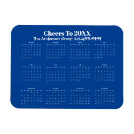 Flexible Magnet-Kalender für Firmenkarten Magnet