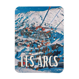 Flexible Magnet Les Arcs Skistation