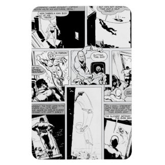 Flexible Magnet mit SPEED Comics aus den 1940er Ja