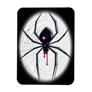 Flexible Magnetköpfe der Black Widow Spider Magnet