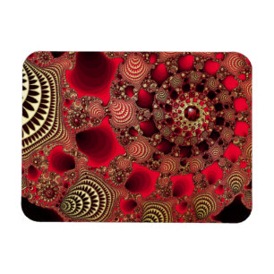 Flexible Rubies und Gold Magnet