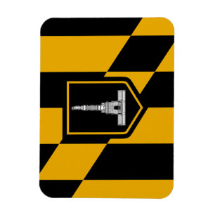 Flexibler Foto-Magnet mit Baltimore-Flagge Magnet