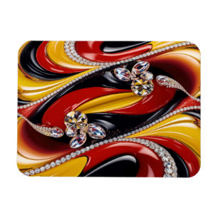 Flexibler Foto-Magnet mit belgischen Farben Magnet