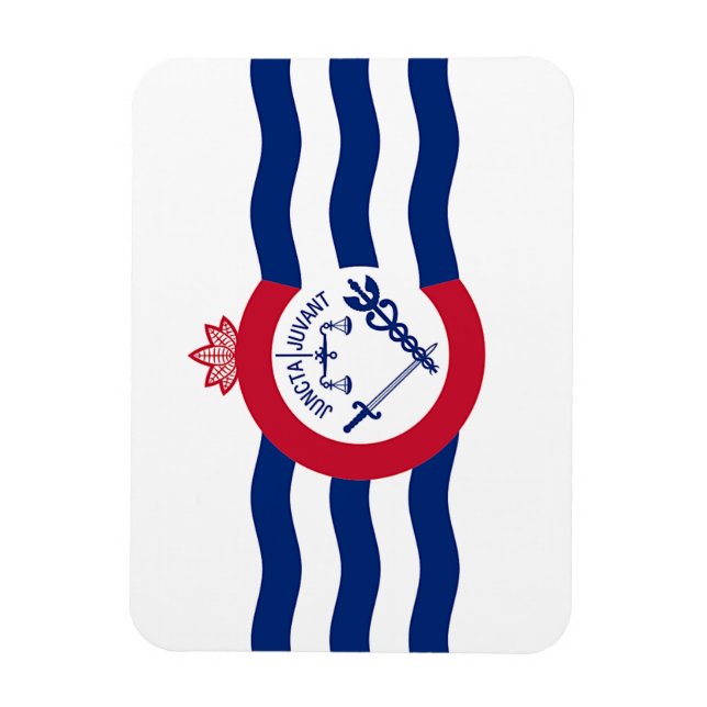 Flexibler Foto-Magnet mit Cincinnati-Flagge Magnet (Vertikal)
