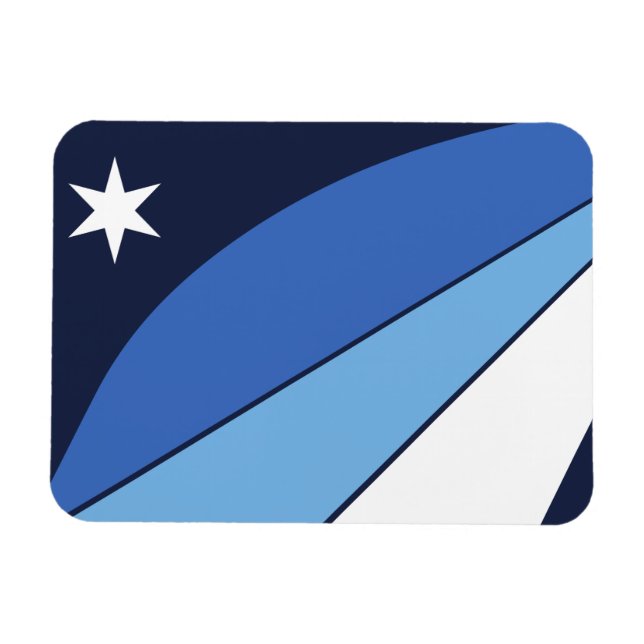 Flexibler Foto-Magnet mit Columbia-Flagge Magnet (Horizontal)