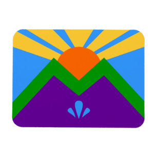 Flexibler Foto-Magnet mit Fahne von Manitou Spring Magnet