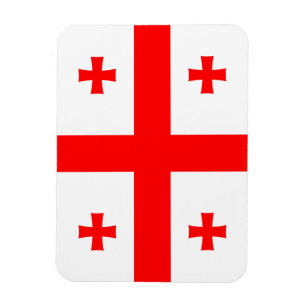 Flexibler Foto-Magnet mit georgischer Flagge Magnet