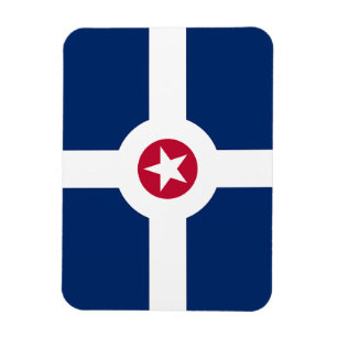 Flexibler Foto-Magnet mit Indianapolis-Flagge Magnet