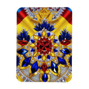 Flexibler Foto-Magnet mit rumänischen Farben Magnet