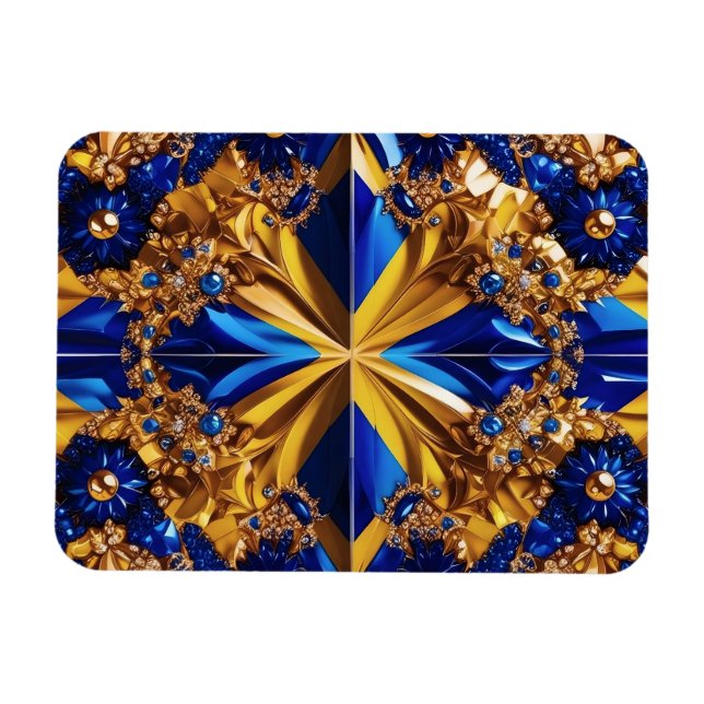 Flexibler Foto-Magnet mit Schweden Colors Magnet (Horizontal)