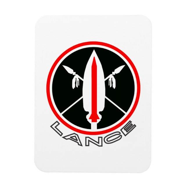 Flexibler Lanzenmagnet mit LANCE Rocker Magnet (Vertikal)