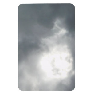 Flexibles Foto Magnet blauer Himmel