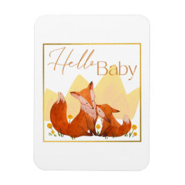 Flexibles Foto Magnet für Babyduscheinladungen