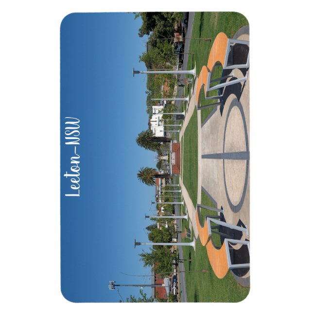 Flexibles Foto Magnet mit Foto von Leeton (Vertikal)