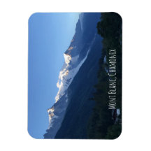 Flexibles Foto Magnet Mont Blanc chamonix