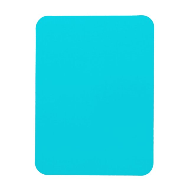 Flexibles Magnet mit Aqua Blue Hintergrund (Vertikal)