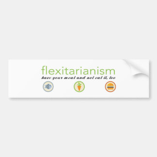 Flexitarian-Autoaufkleber Autoaufkleber