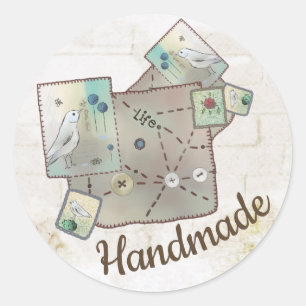 Flicken Runder Aufkleber