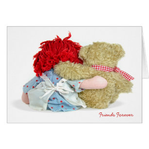 Flickenpuppe und Teddybär