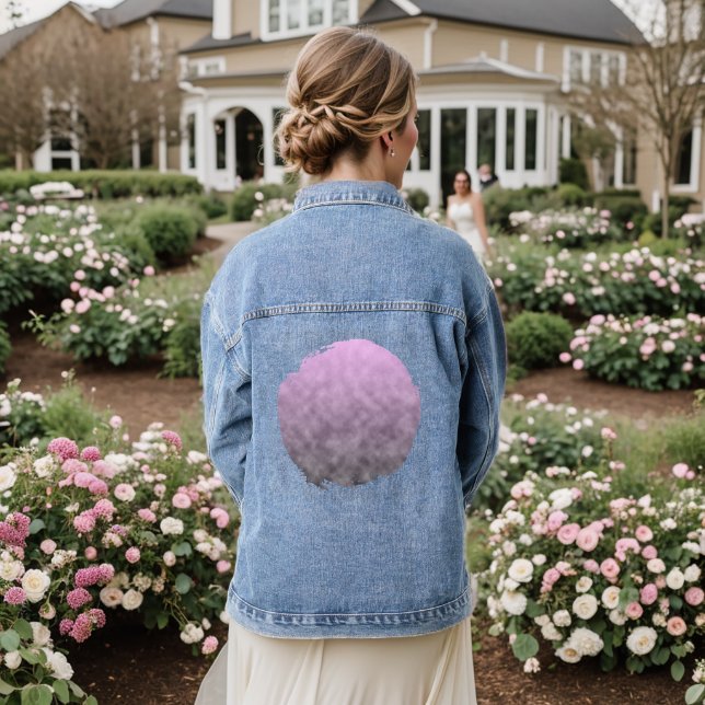 Flickerfade Jeansjacke (Hochzeit Rückseite)