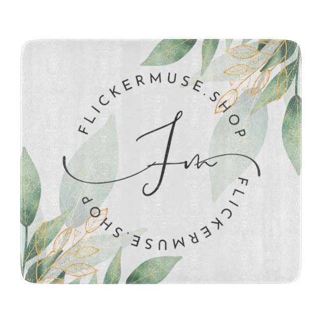 Flickermuse Chopping Board Schneidebrett (Vorderseite)
