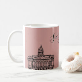 Flickermuse Nottingham Floral Tone Sketch Kaffeetasse