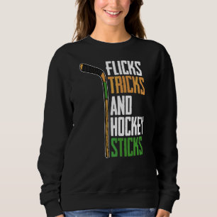 Flicks Tricks und Hockey Sticks Hockey auf dem Ras Sweatshirt