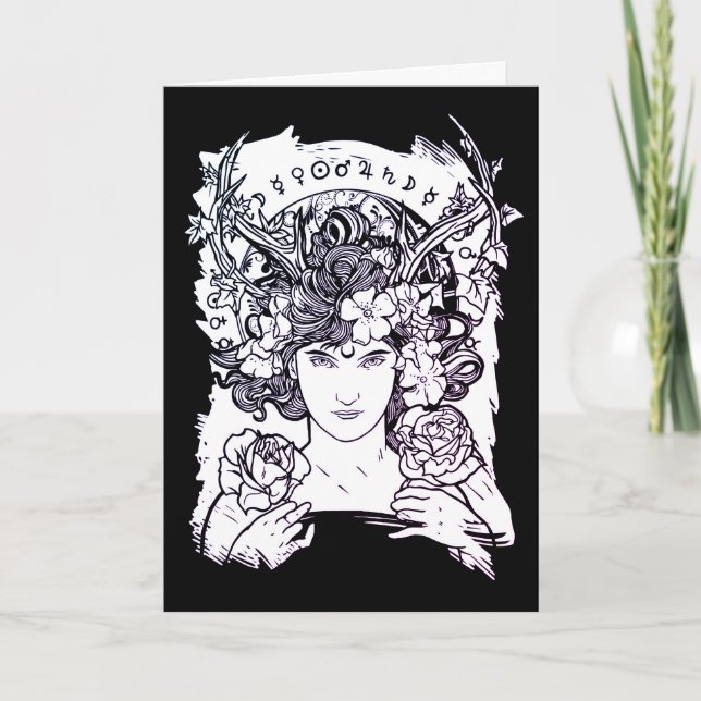 Flidais, Geburtstag Karte (Vorderseite)