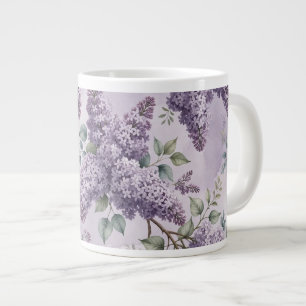 Flieder Fliederblüten Salbeigrün Staubiger Lavende Jumbo-Tasse