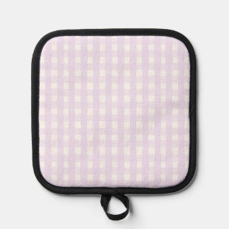 Flieder Gingham Nahtloses Muster Handgemaltes Karo Topflappen