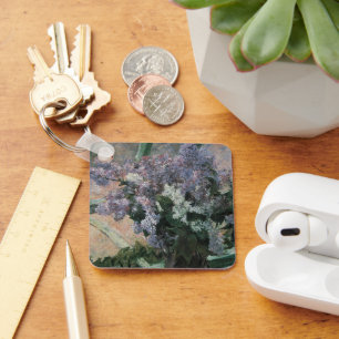 Flieder im Fenster von Mary Cassatt, Vintage Art Schlüsselanhänger