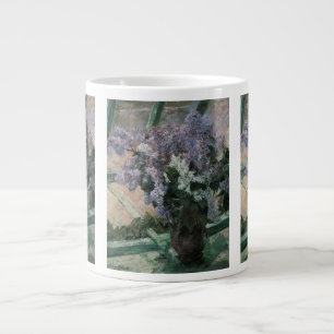 Flieder in einem Fenster von Mary Cassatt, Vintage Jumbo-Tasse