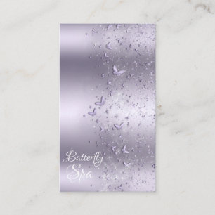 Flieder Schimmer Glitter Funkeln Flattern Schmette Visitenkarte