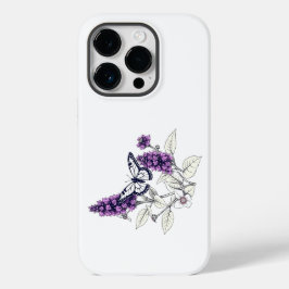 Flieder-Schmetterlingsstrauch Case-Mate iPhone 14 Pro Hülle