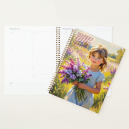 Flieder-Symbolik-Kalender Planer