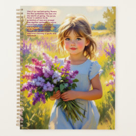 Flieder-Symbolik-Kalender Planer