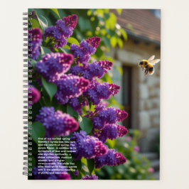 Flieder-Symbolik-Kalender Planer