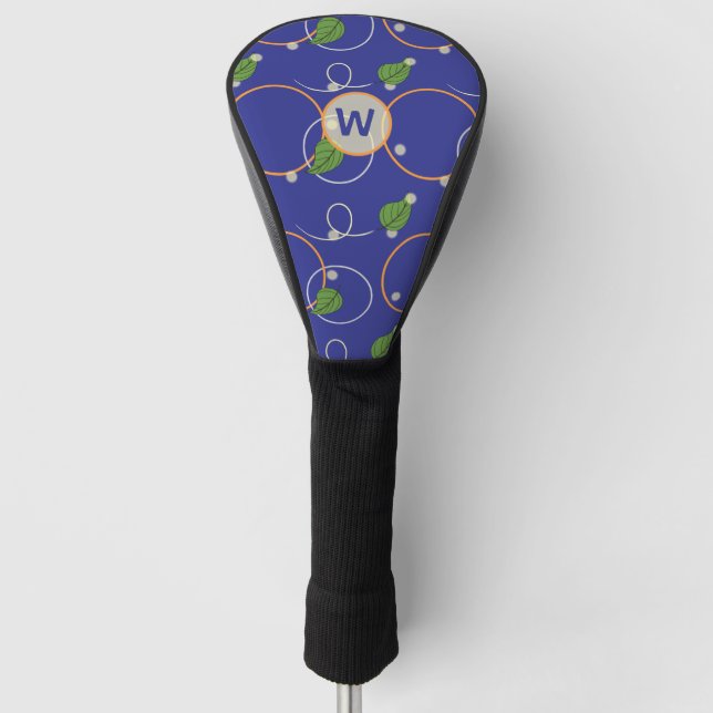 Flieder über die Abdeckung des Wasserfahrers Golf Headcover (Vorderseite)